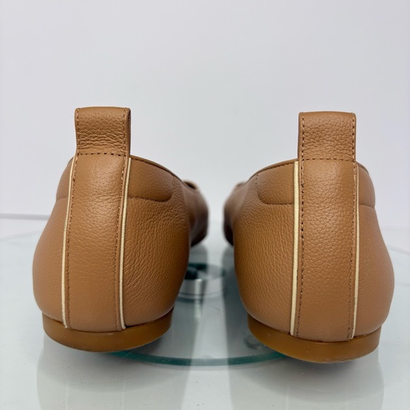 Everlane The Day Glove Flats Tan Caramel Leather Size 10 Minimalist Shoes - Picture 4 of 10